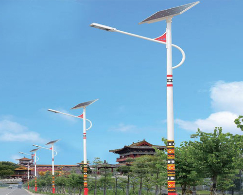 德令哈民族特色路灯