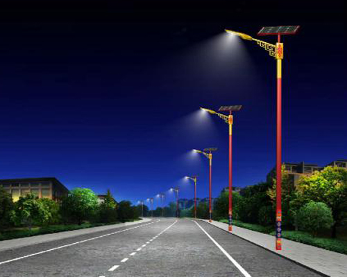 德令哈民族特色路灯