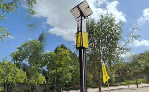 德令哈智慧路灯安装